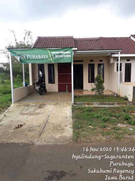 foto contoh rumah perumahan Pesona Purabaya