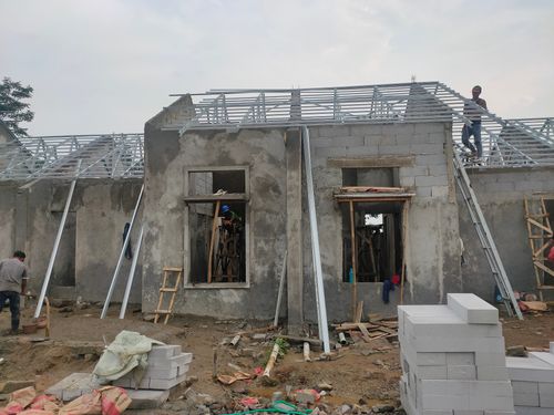 foto contoh rumah perumahan Pesona Indah Wargun