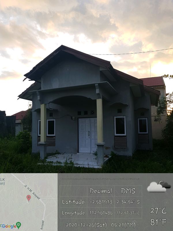 foto contoh rumah perumahan Sampit Elok Permai