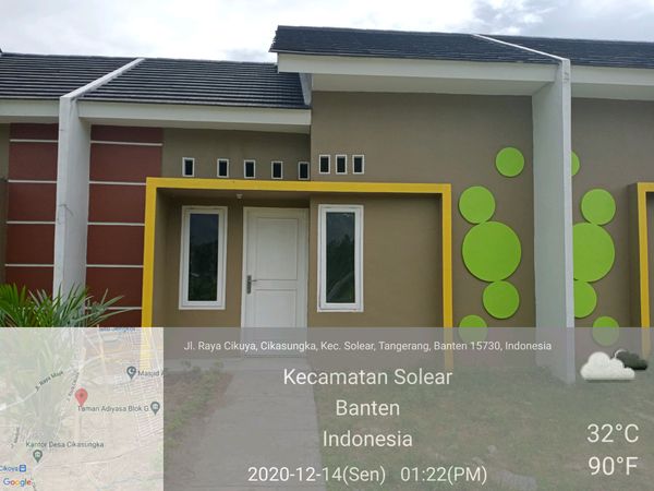 foto contoh rumah perumahan Cluster Grand City Solear