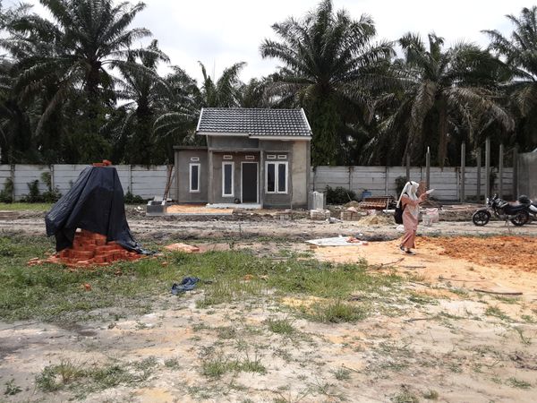 foto contoh rumah perumahan Griya panam permai