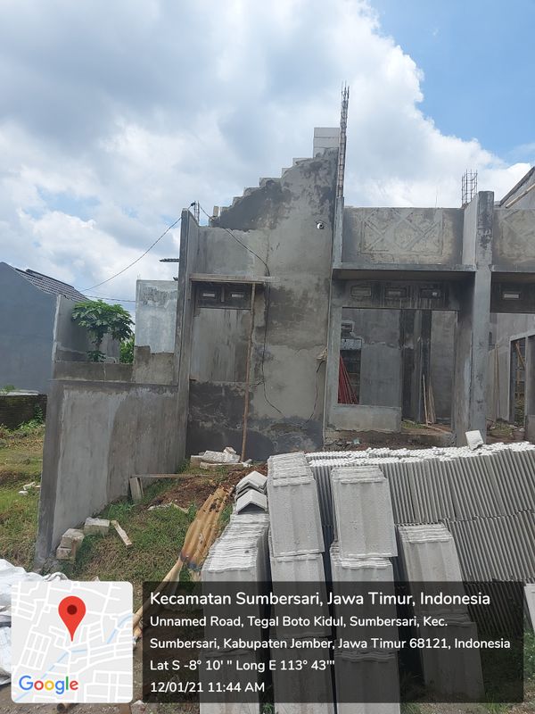 foto contoh rumah perumahan CLUSTER PERMATA