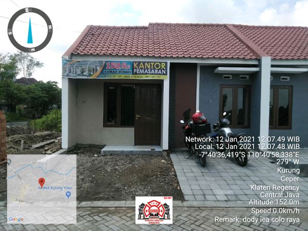 foto contoh rumah perumahan TAMAN MELATI KURUNG