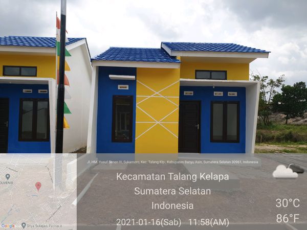 foto contoh rumah perumahan Amilia Permata Sukajadi