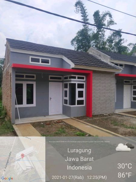foto contoh rumah perumahan Griya indah luragung