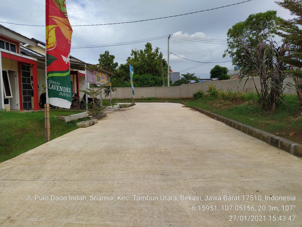 foto contoh rumah perumahan GREEN LAVENDER AVENUE