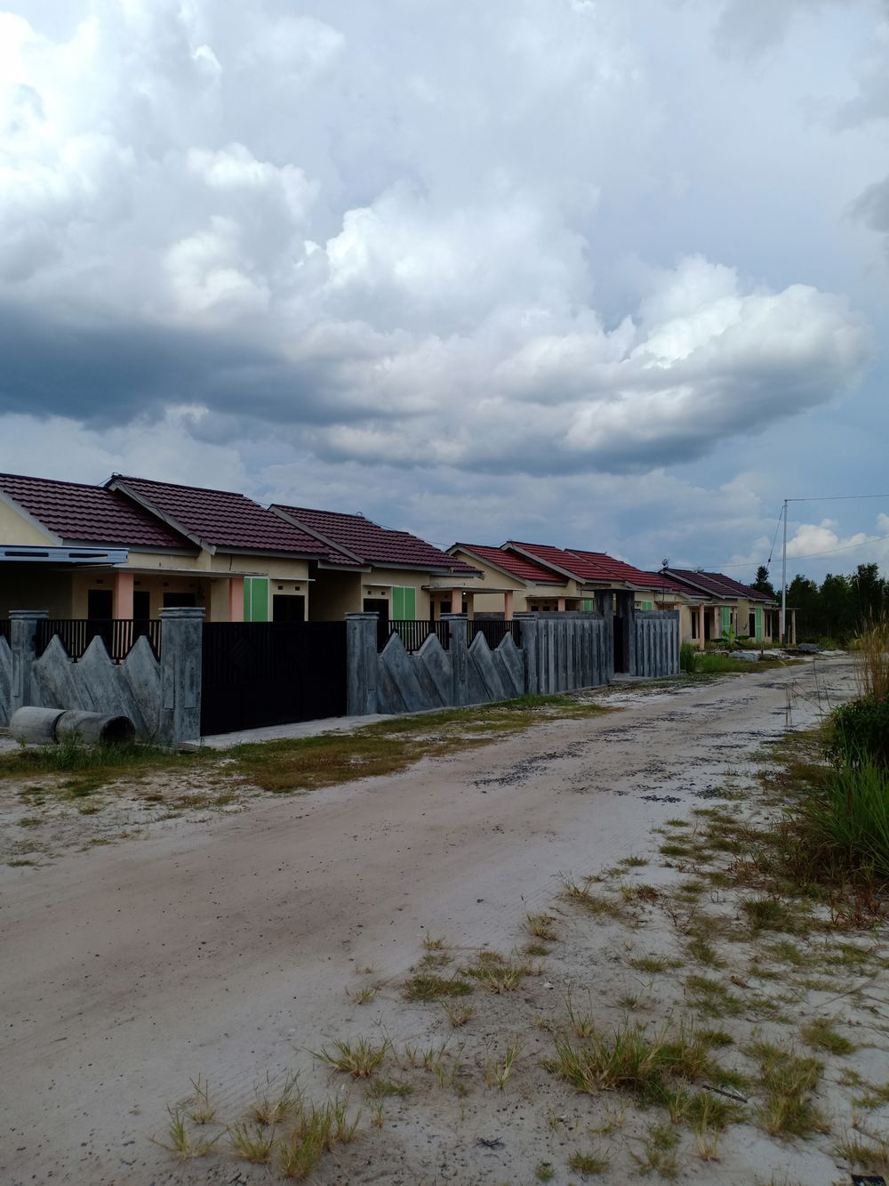 foto contoh rumah perumahan King Land 5 Blok K