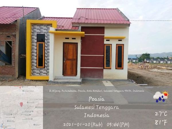 foto contoh rumah perumahan Sinar regency