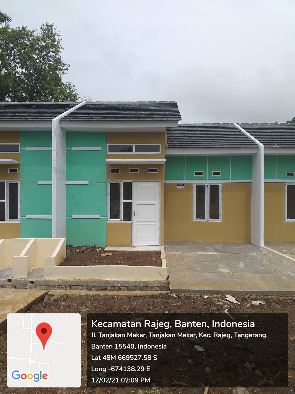 foto contoh rumah perumahan Grand Madani Residence