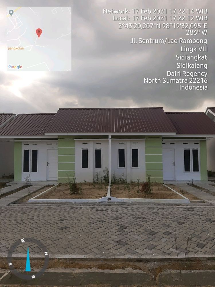 foto contoh rumah perumahan Green Baret Residence