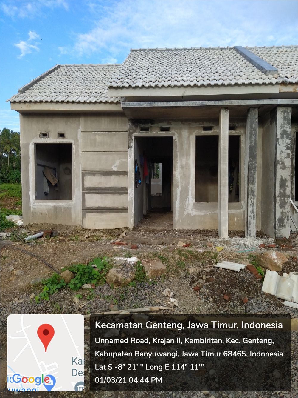 foto contoh rumah perumahan Pengembangan Perumahan Green Garden Genteng