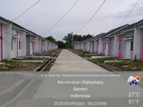 foto contoh rumah perumahan green walantaka