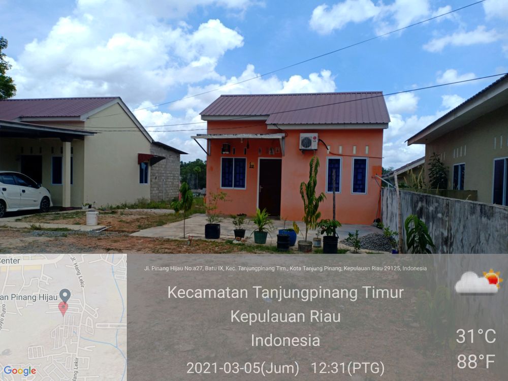 foto contoh rumah perumahan cluster hanglekir 2