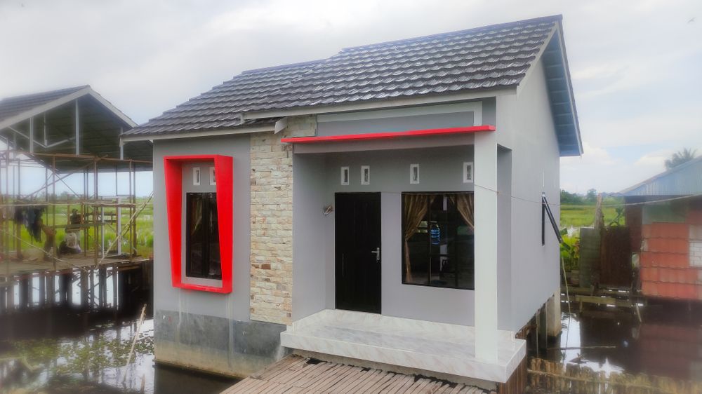 foto contoh rumah perumahan Puri AL Chava