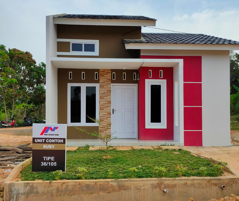 foto contoh rumah perumahan PERMATA LAND 2 BLOK RUBY