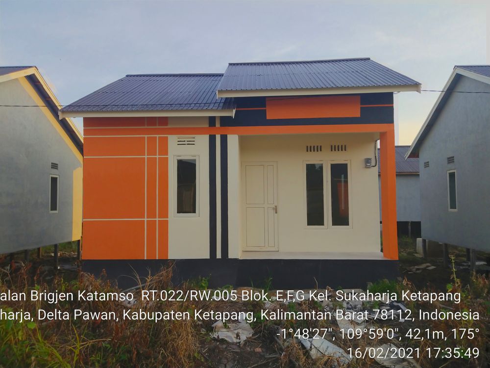 foto contoh rumah perumahan Bumi Pawan Residence Blok E,F,G