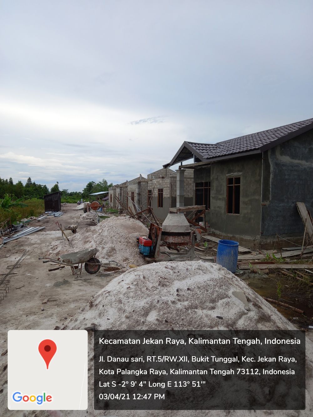 foto contoh rumah perumahan PASAH HANJENAN
