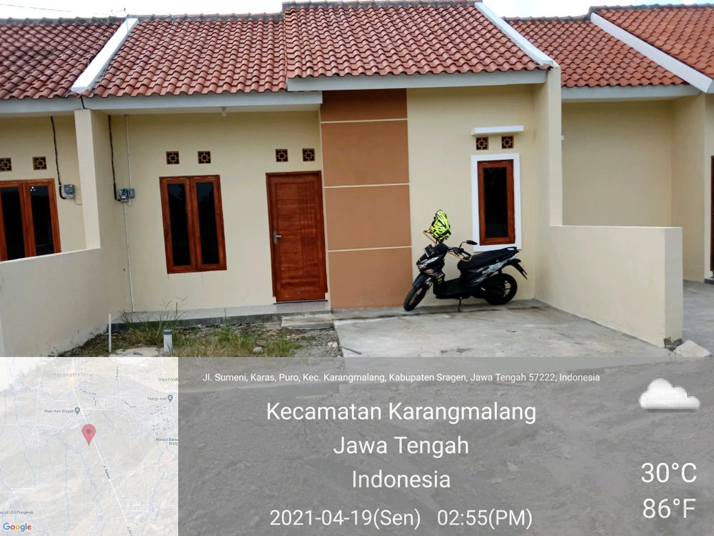 foto contoh rumah perumahan Rindang Asri