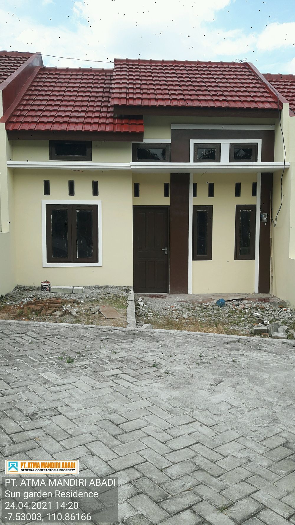 foto contoh rumah perumahan ATMA SUN GARDEN