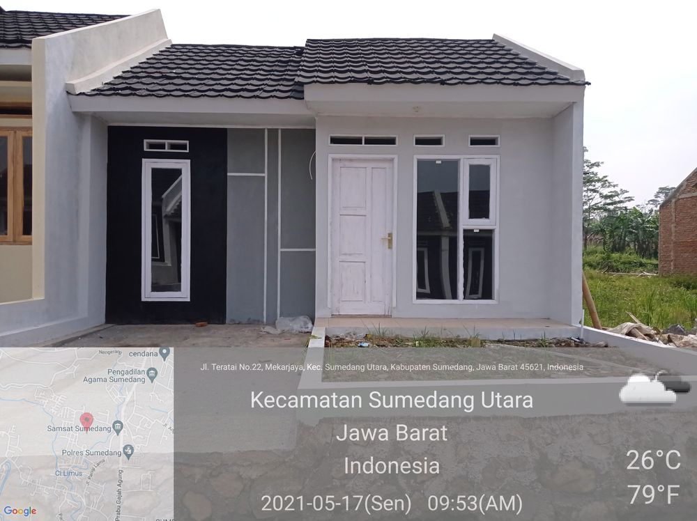 foto contoh rumah perumahan Cluster Mekarsari