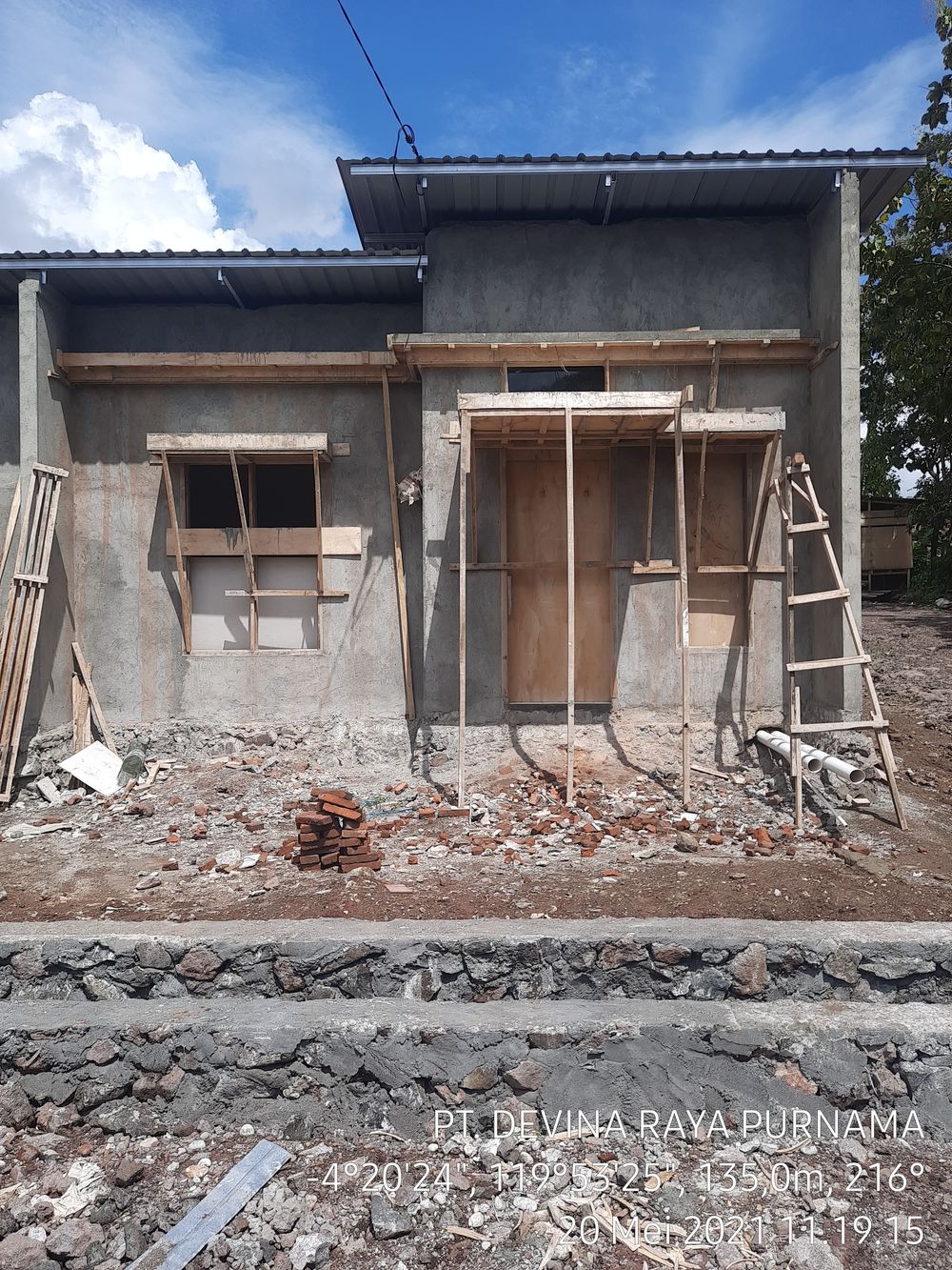 foto contoh rumah perumahan PURNAMA VILLAGE