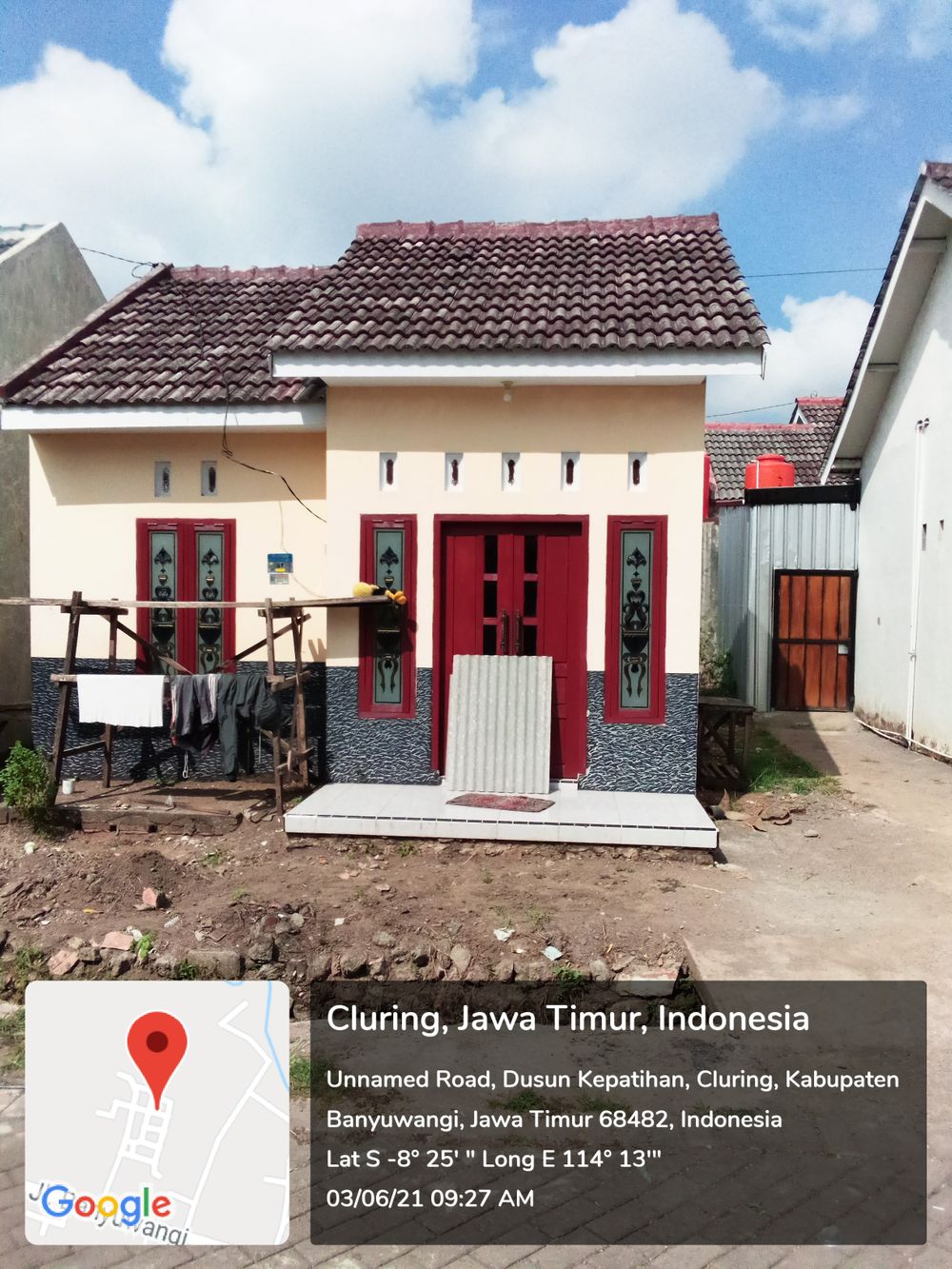 foto contoh rumah perumahan PERUMAHAN BTN CLURING INDAH TAHAP 1