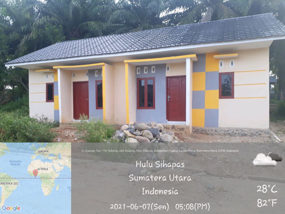 foto contoh rumah perumahan MUTIARA ASRI AEK GODANG