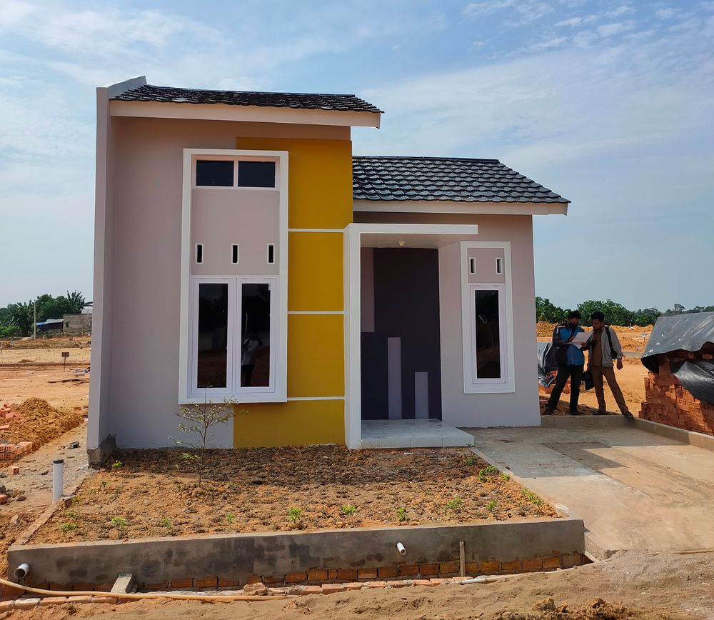 foto contoh rumah perumahan PERMATA LAND 2 BLOK ZAMRUD