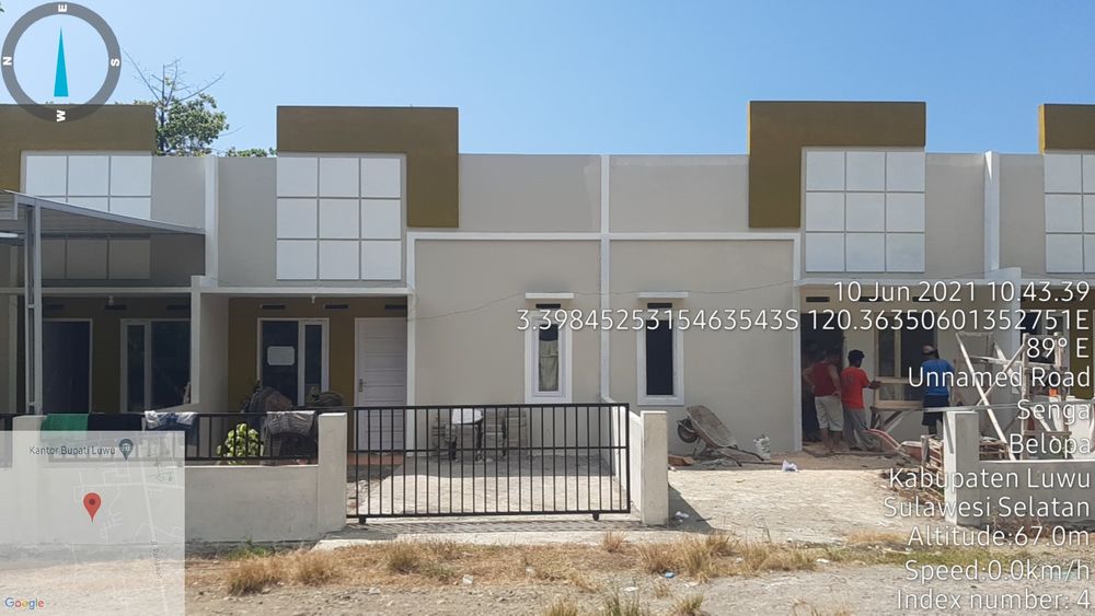 foto contoh rumah perumahan kota belopa residence