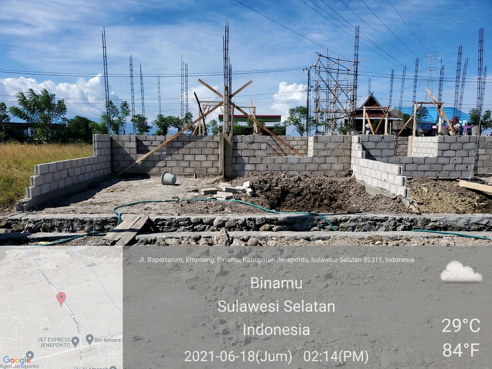 foto contoh rumah perumahan ANWAR JAYA GARDEN