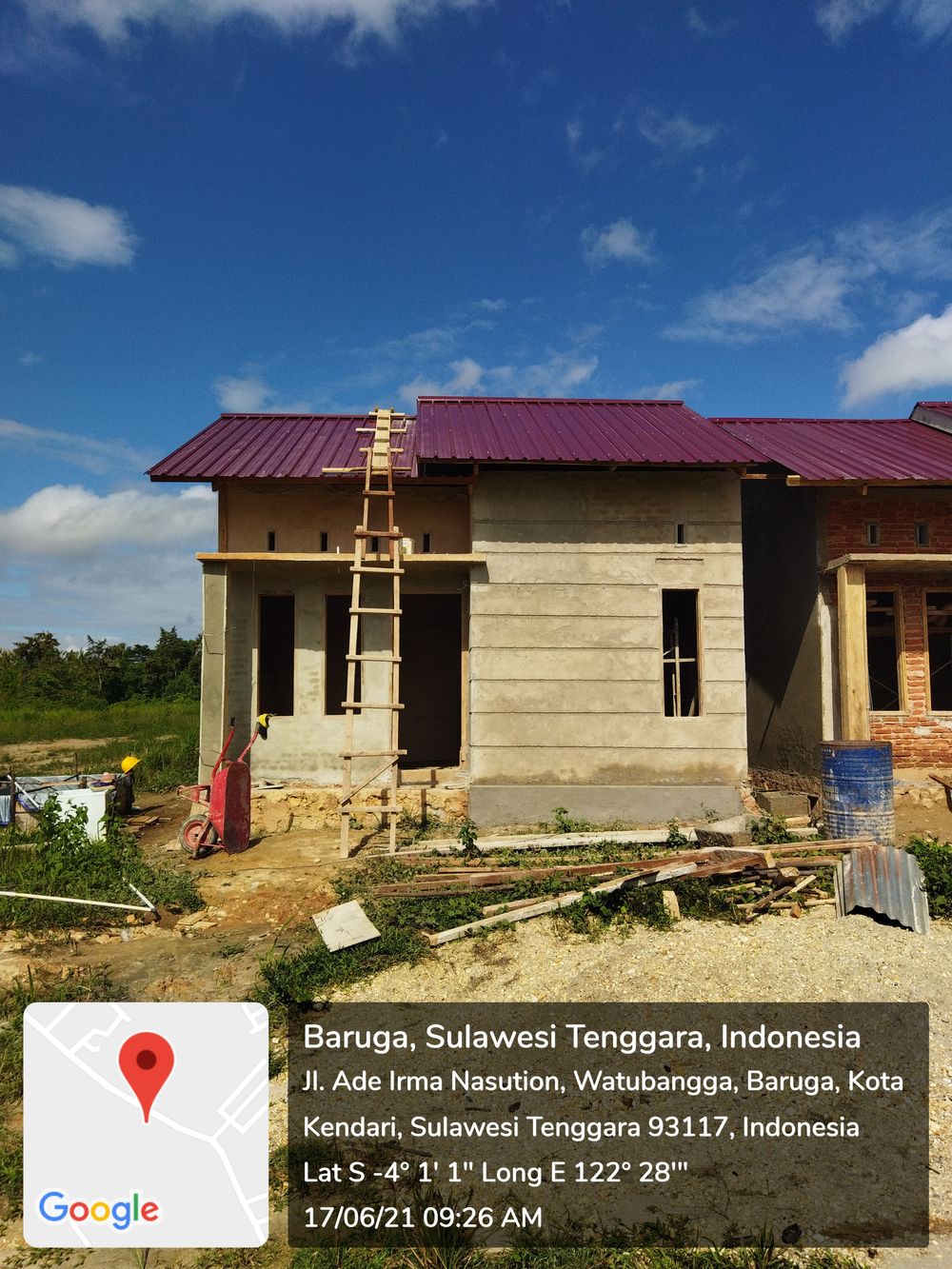foto contoh rumah perumahan Aura Residence 2