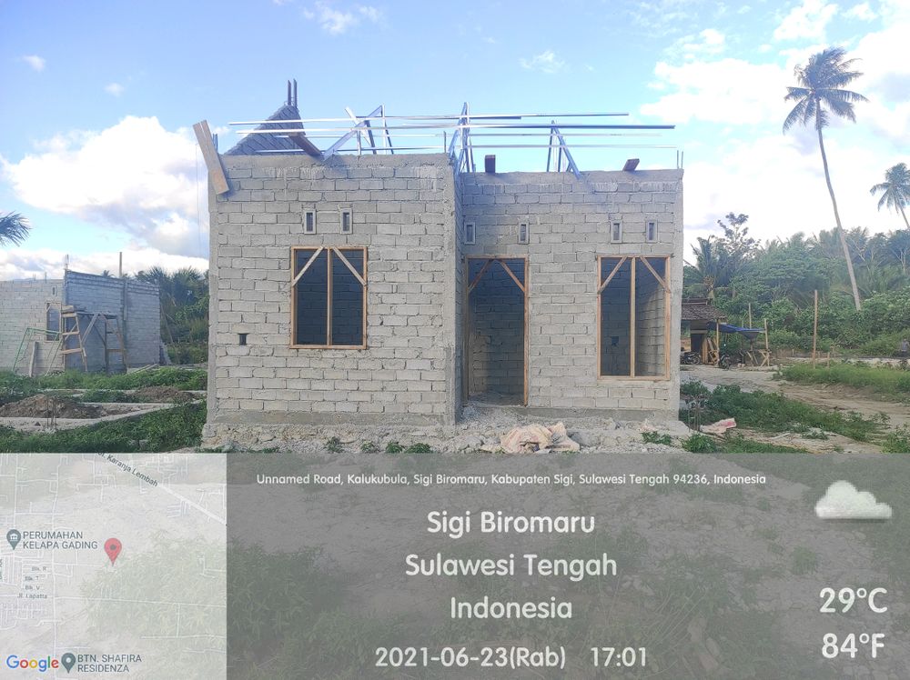 foto contoh rumah perumahan Bintang Kalukubula Residence