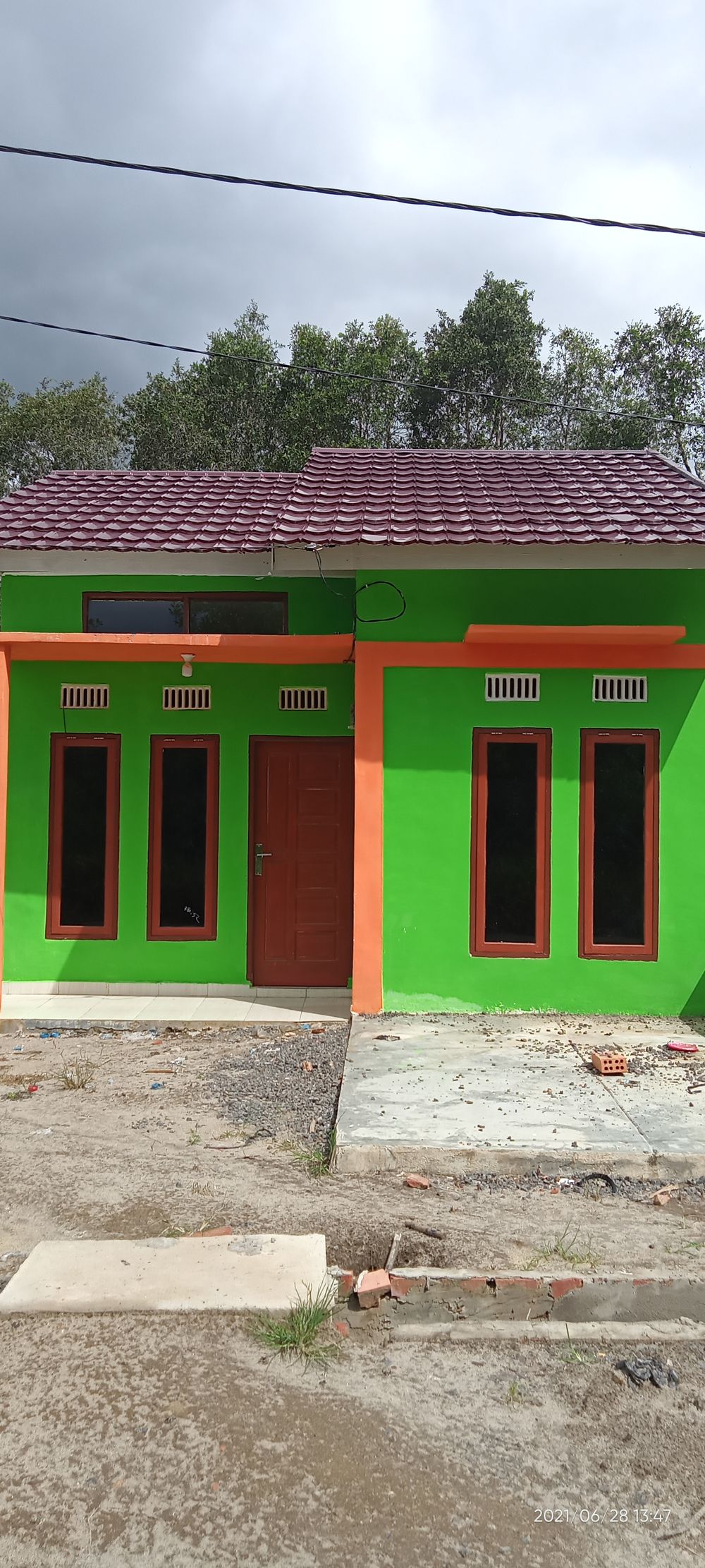 foto contoh rumah perumahan Perumahan Sejahtera Mandiri