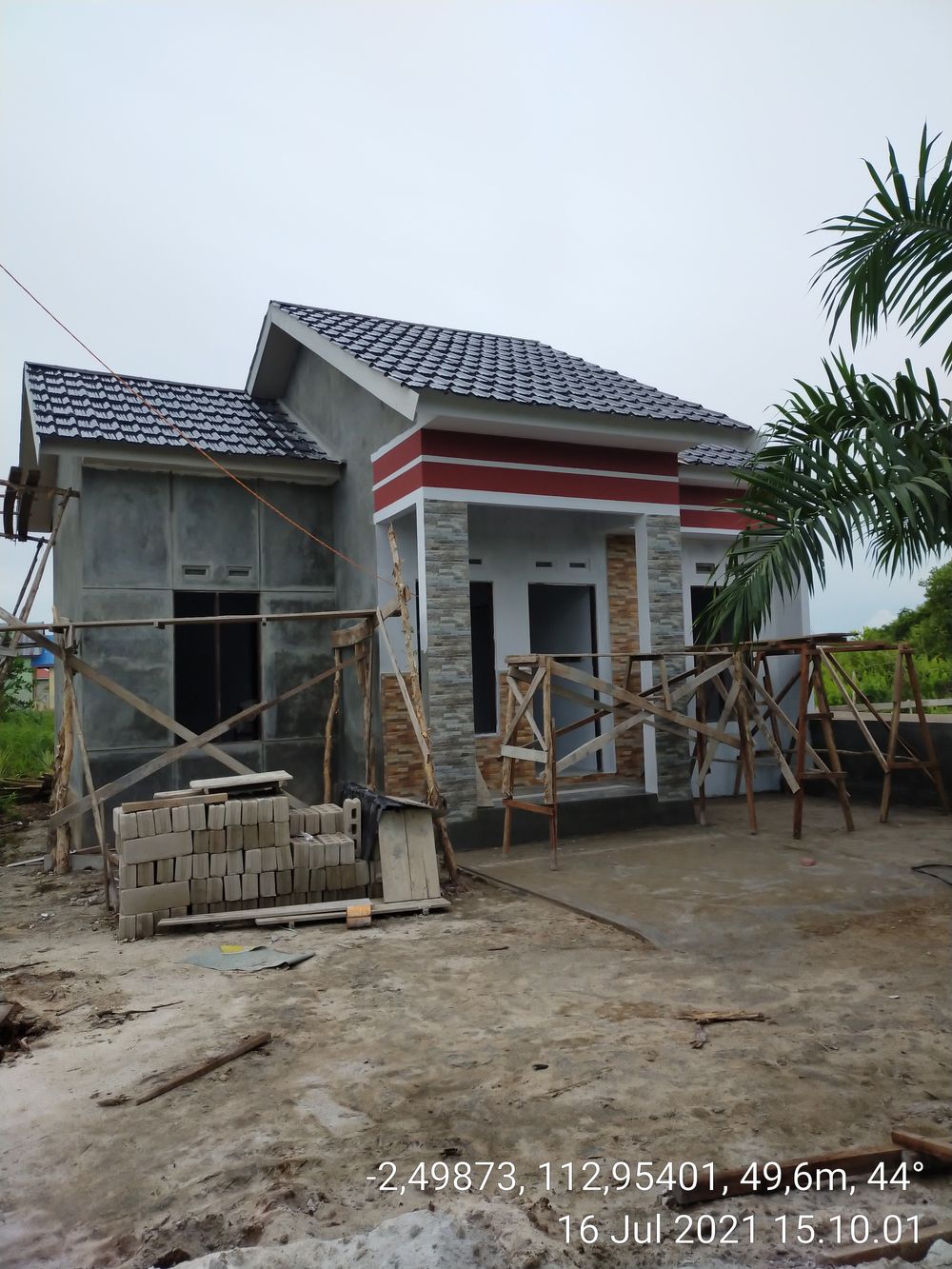 foto contoh rumah perumahan Bukit permai elok