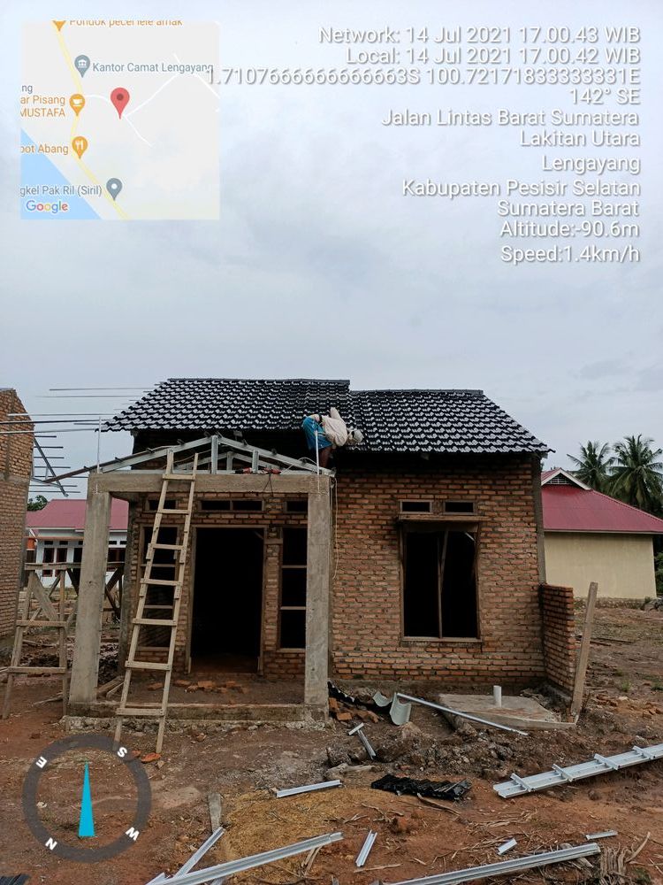 foto contoh rumah perumahan Nurul huda residence