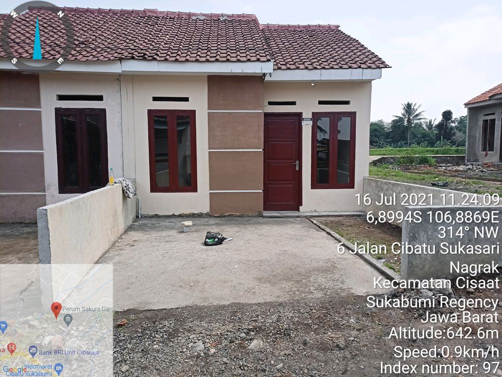 foto contoh rumah perumahan SAKURA GARDENIA