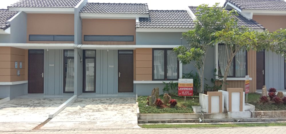 foto contoh rumah perumahan PERMATA MUTIARA MAJA - CLUSTER RUBY