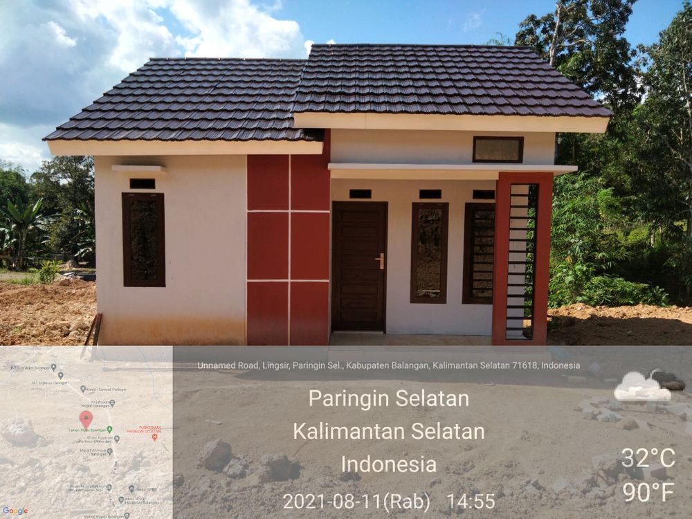 foto contoh rumah perumahan Griya Banua Sanggam