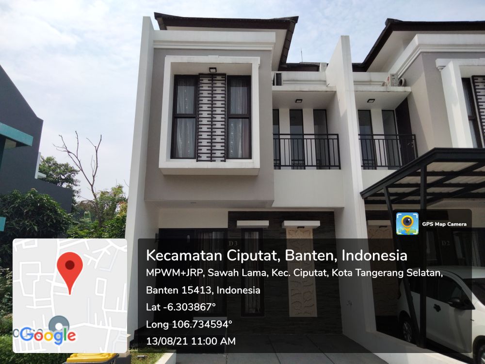 foto contoh rumah perumahan CENDANA PRIME BINTARO KAV-D8