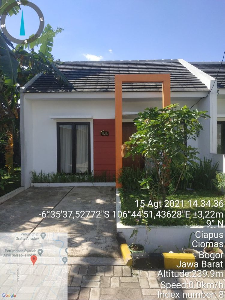 foto contoh rumah perumahan Bogor Alam Asri