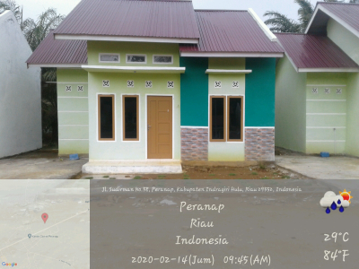 foto contoh rumah perumahan Peranap Permai