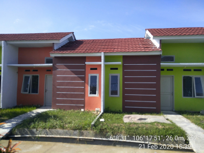 foto contoh rumah perumahan Permata Ciujung