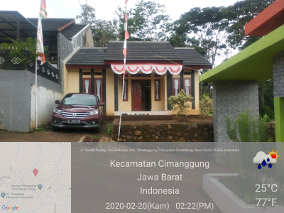foto contoh rumah perumahan Panorama Asri
