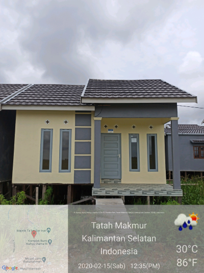foto contoh rumah perumahan Bumi wahyu utama IX Tahap 2