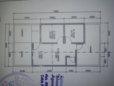 foto denah rumah tipe 30/60 perumahan lebakwangi asri