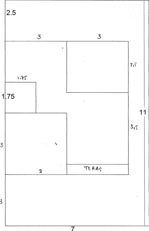 foto denah rumah tipe 36 perumahan VILLA ATHENA