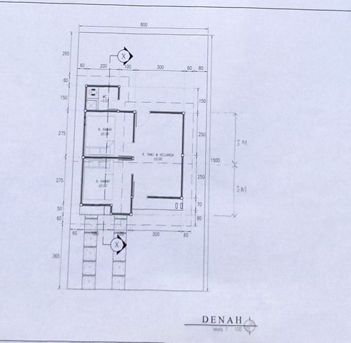 foto denah rumah tipe 36 2020 perumahan Karya Makmur Residence