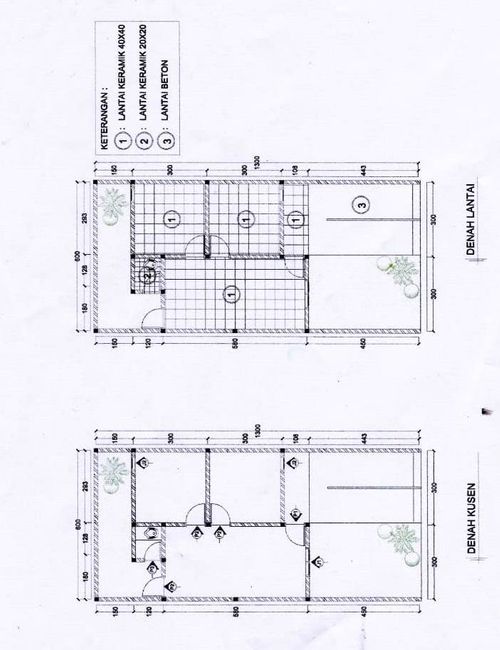 foto denah rumah tipe 36 perumahan TOPOYO CITY