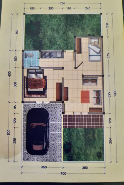 foto denah rumah tipe Rumah Tapak perumahan Puri Graha Permai