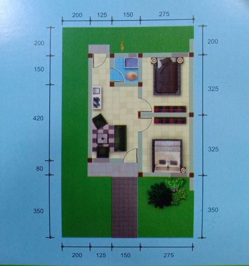 foto denah rumah tipe STANDAR perumahan RUMAH BARU